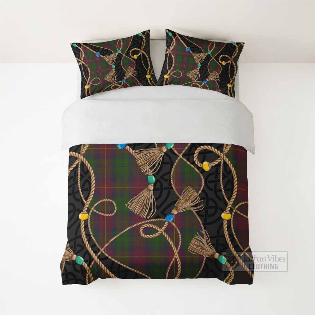 Cairns Scottish Tartan Twisted Ropes Stylized Bedding Set - Tartan Vibes Clothing