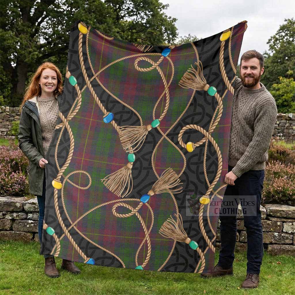 Cairns Scottish Tartan Twisted Ropes Stylized Blanket - Tartan Vibes Clothing