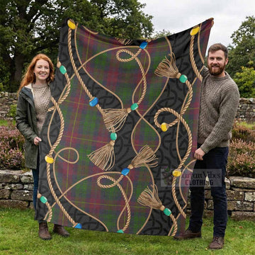 Cairns Scottish Tartan Twisted Ropes Stylized Blanket - Tartan Vibes Clothing