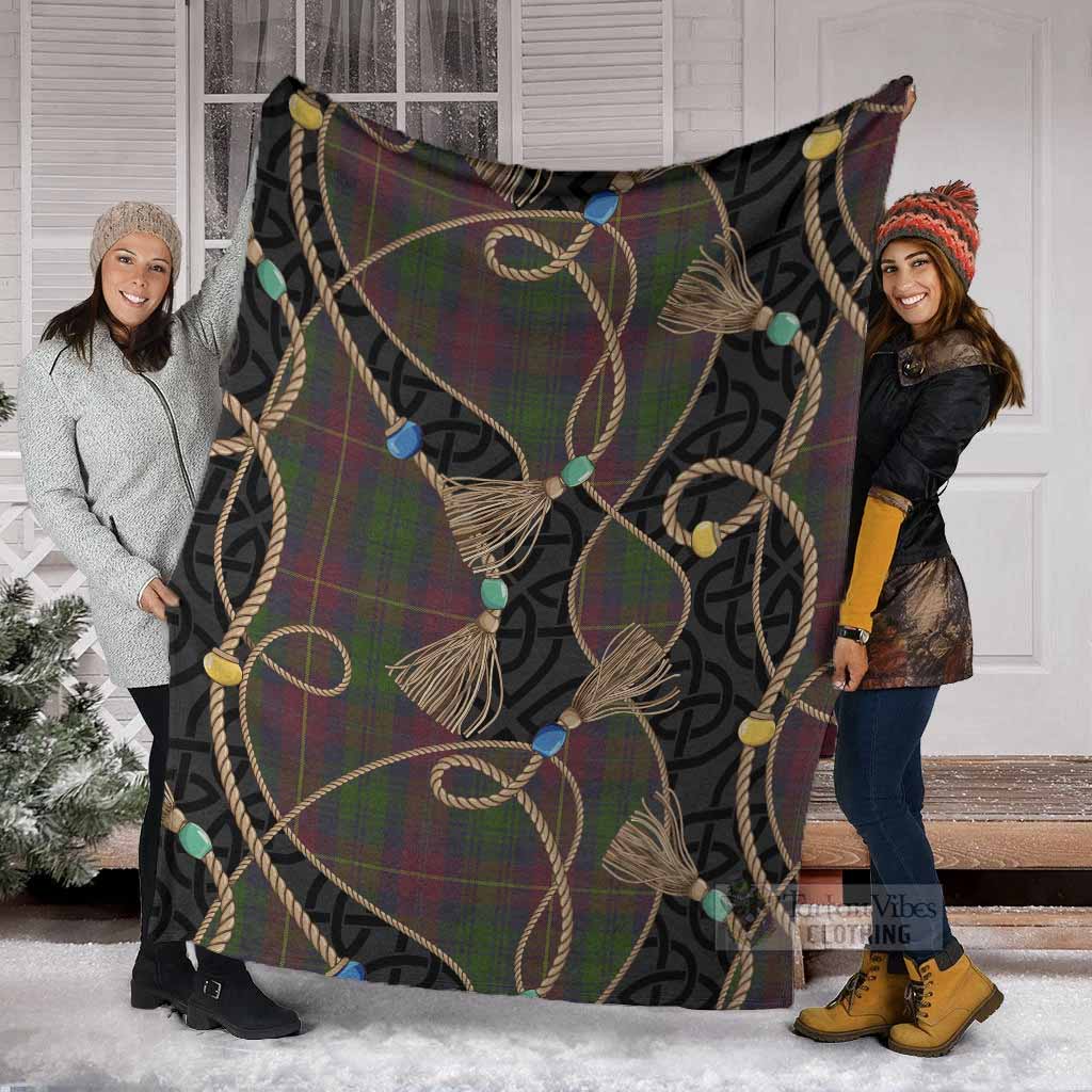 Cairns Scottish Tartan Twisted Ropes Stylized Blanket - Tartan Vibes Clothing