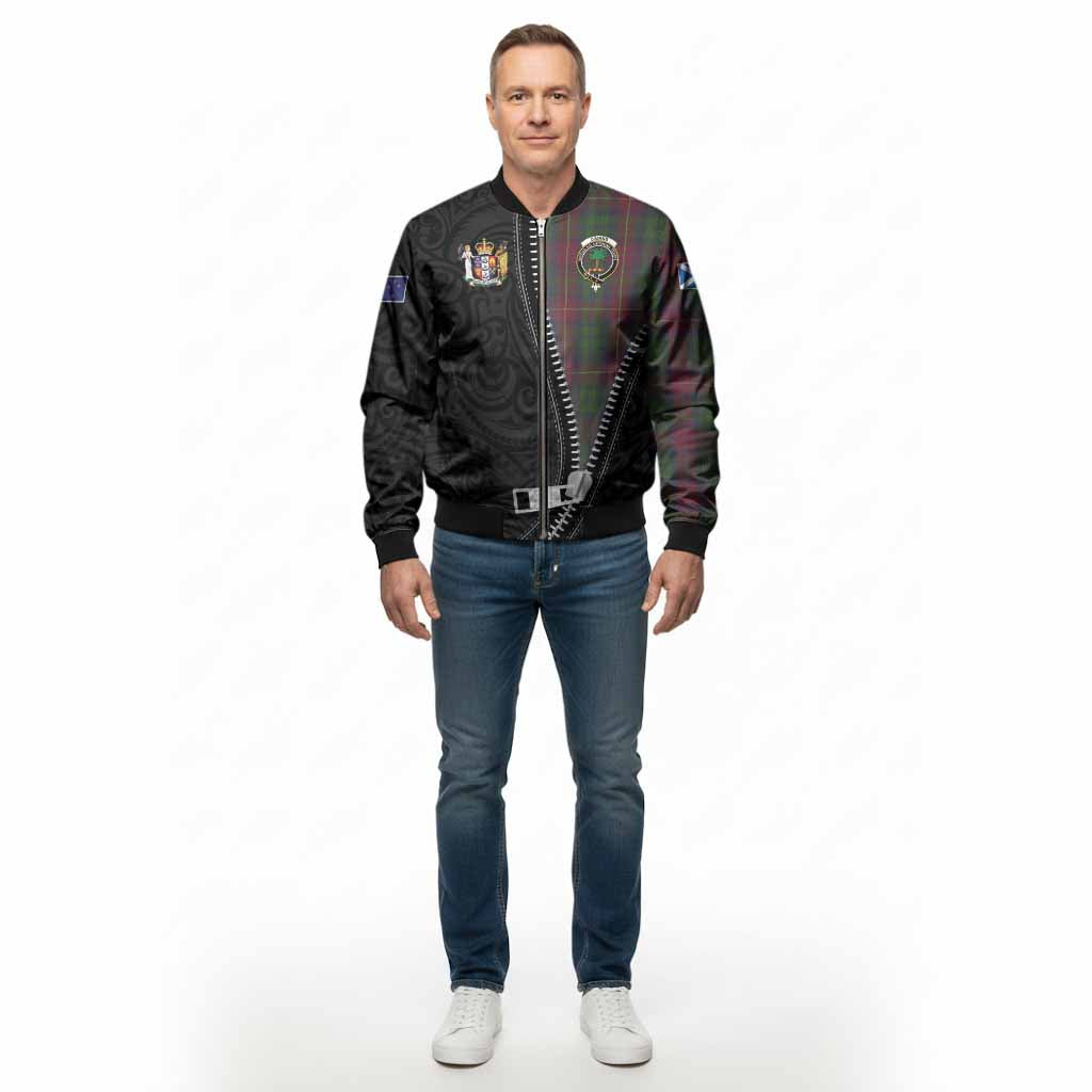 Cairns Tartan Bomber Jacket New Zealand Pattern Unique Zipper Stylized