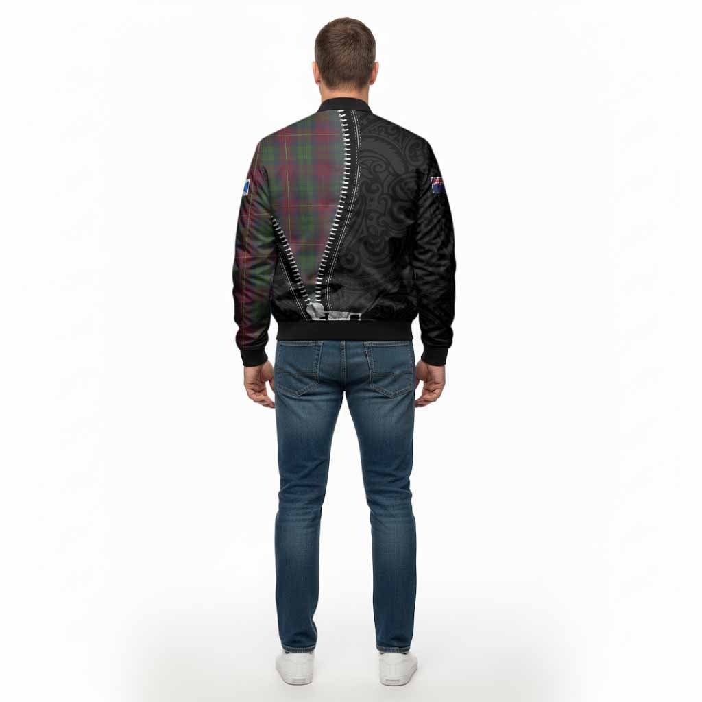 Cairns Tartan Bomber Jacket New Zealand Pattern Unique Zipper Stylized