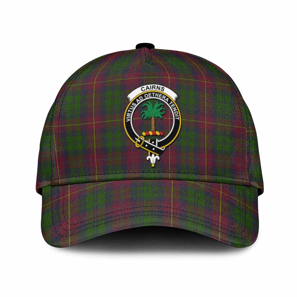 Cairns Tartan Classic Cap with Family Crest