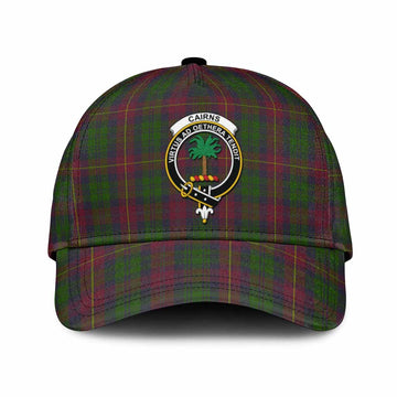 Cairns Tartan Classic Cap with Family Crest