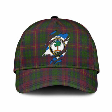 Cairns Tartan Classic Cap with Family Crest In Me Style