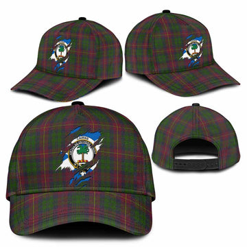 Cairns Tartan Classic Cap with Family Crest In Me Style
