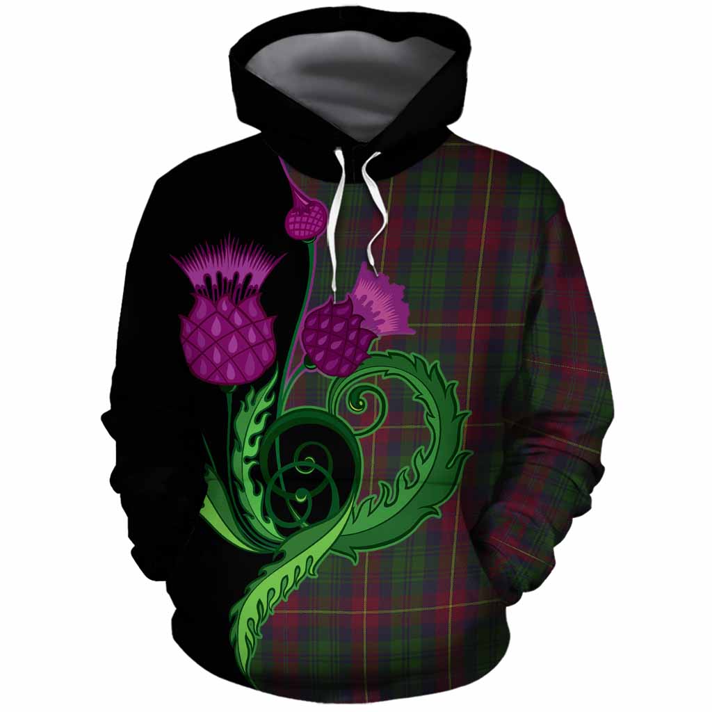 Cairns Tartan Cotton Hoodie Traditional Scottish Thistle