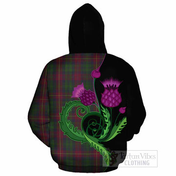 Cairns Tartan Cotton Hoodie Traditional Scottish Thistle