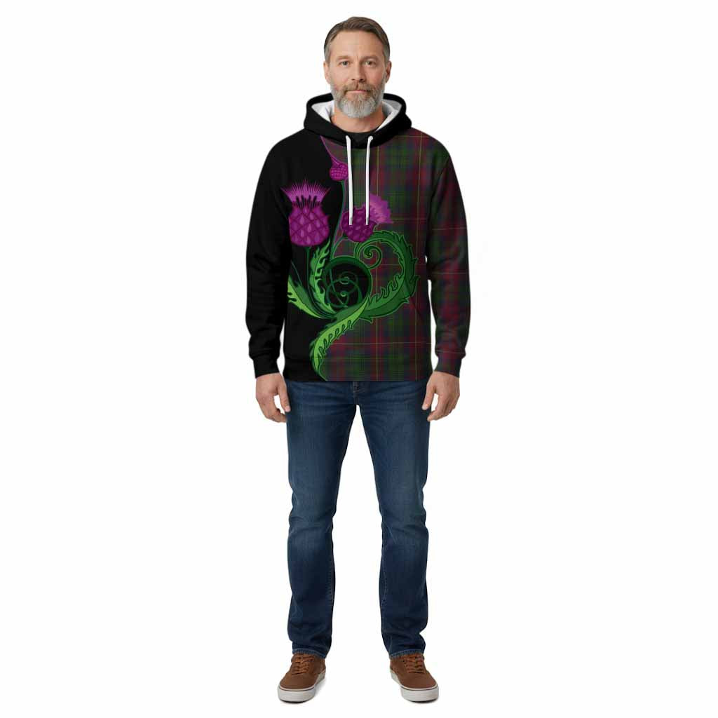 Cairns Tartan Cotton Hoodie Traditional Scottish Thistle