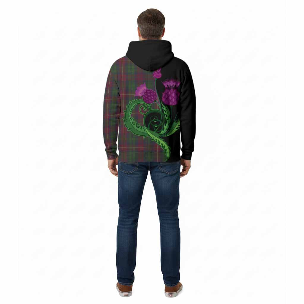 Cairns Tartan Cotton Hoodie Traditional Scottish Thistle