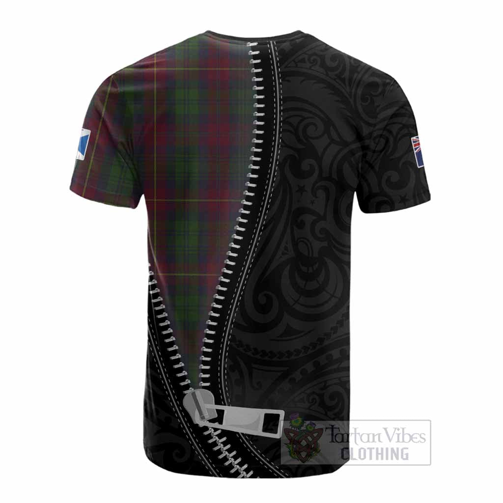 Cairns Tartan Cotton T-shirt New Zealand Pattern Unique Zipper Stylized