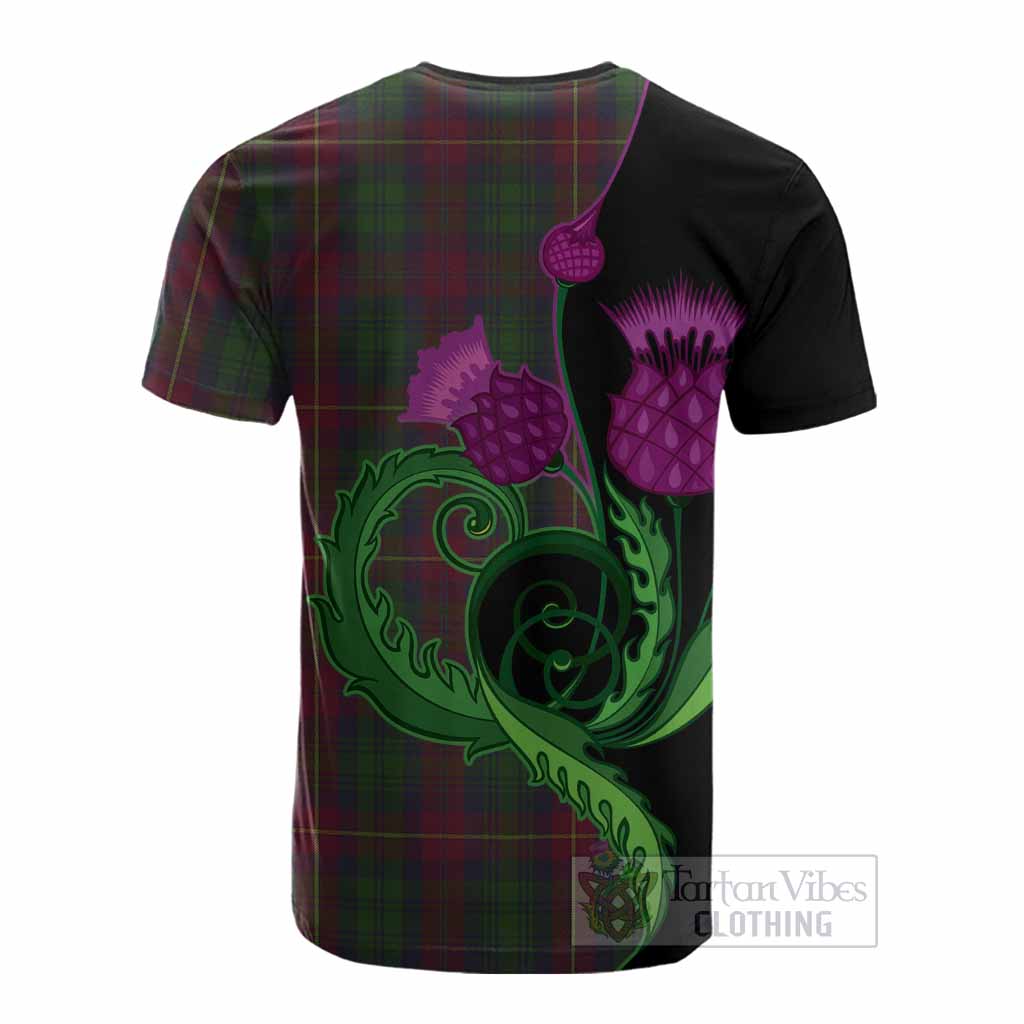 Cairns Tartan Cotton T-shirt Traditional Scottish Thistle