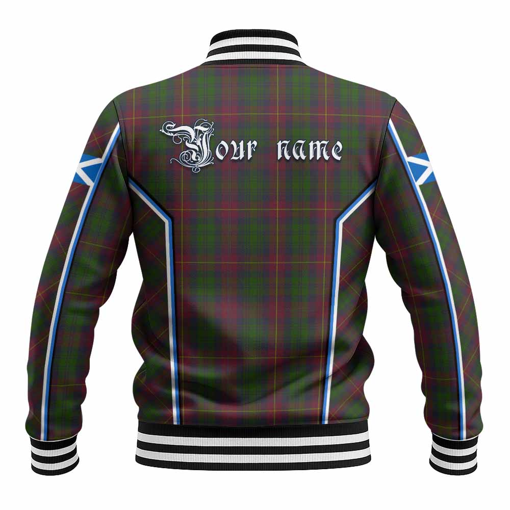 Cairns Tartan Crest Baseball Jacket Scotland Coat of Arm Flag Style - Tartan Vibes Clothing