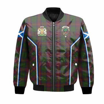 Cairns Tartan Crest Bomber Jacket Scotland Coat of Arm Flag Style - Tartan Vibes Clothing