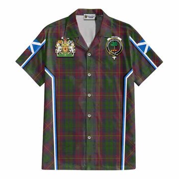Cairns Tartan Crest Cotton Hawaiian Shirt Scotland Coat of Arm Flag Style - Tartan Vibes Clothing