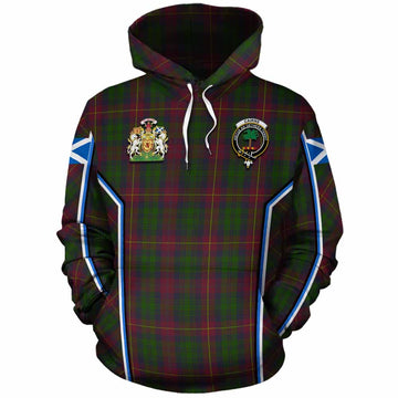 Cairns Tartan Crest Cotton Hoodie Scotland Coat of Arm Flag Style - Tartan Vibes Clothing