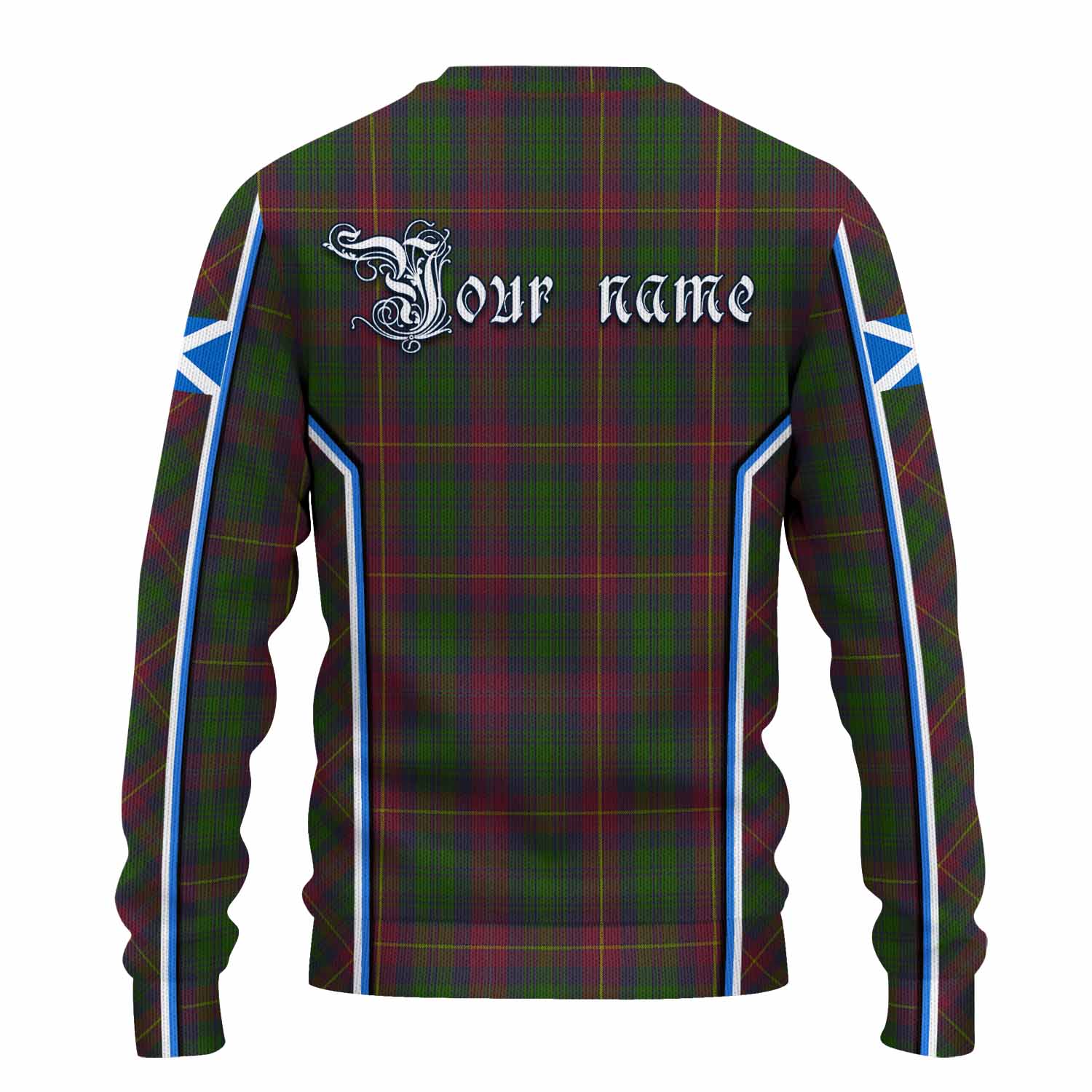 Cairns Tartan Crest Knitted Sweater Scotland Coat of Arm Flag Style - Tartan Vibes Clothing