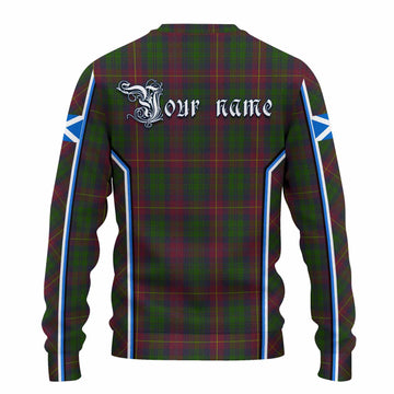 Cairns Tartan Crest Knitted Sweater Scotland Coat of Arm Flag Style - Tartan Vibes Clothing
