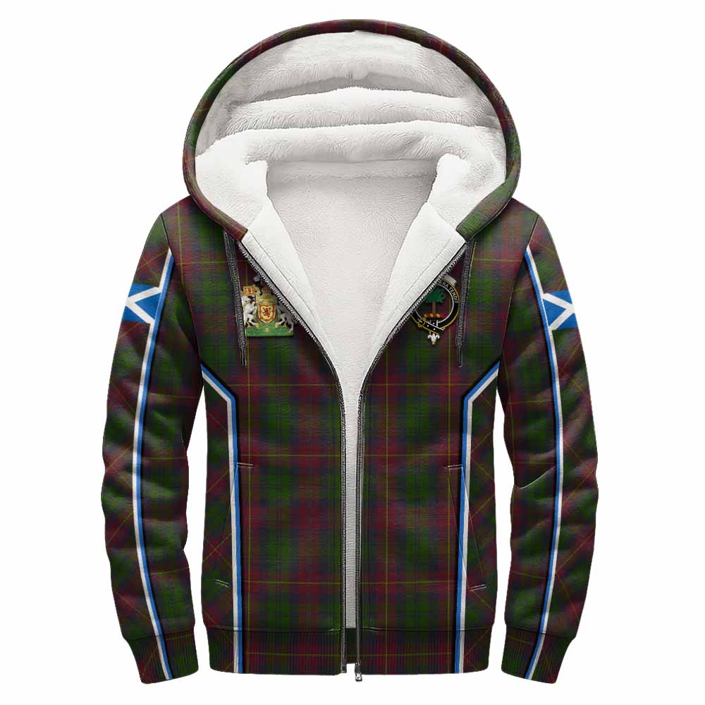 Cairns Tartan Crest Sherpa Hoodie Scotland Coat of Arm Flag Style - Tartan Vibes Clothing