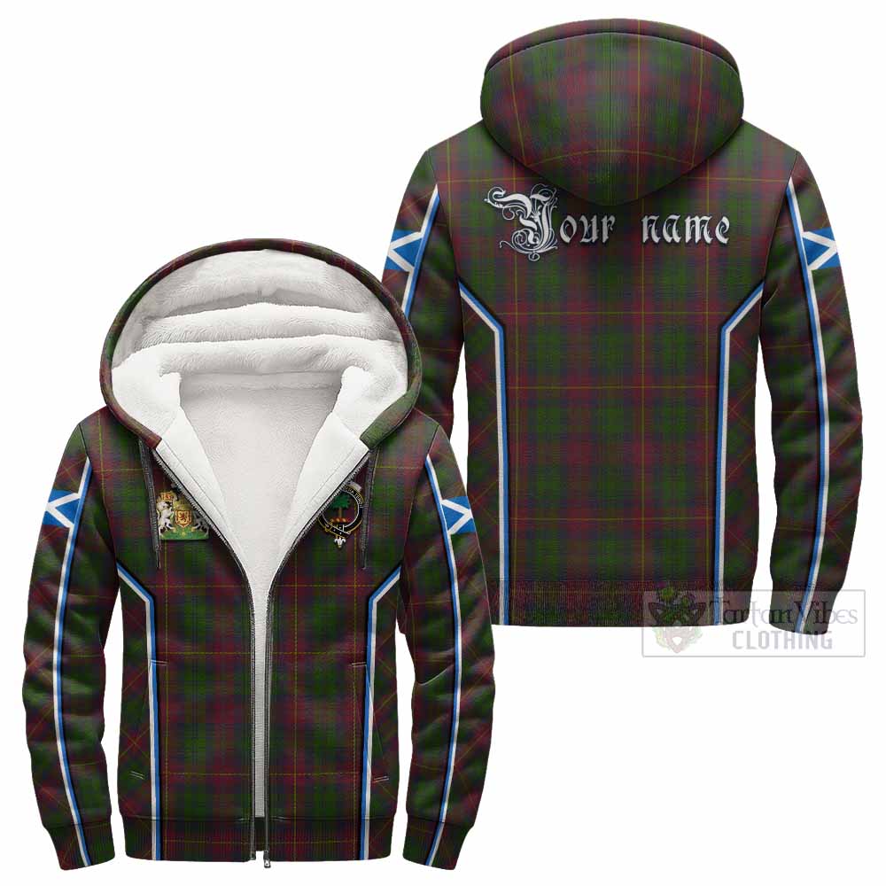 Cairns Tartan Crest Sherpa Hoodie Scotland Coat of Arm Flag Style - Tartan Vibes Clothing