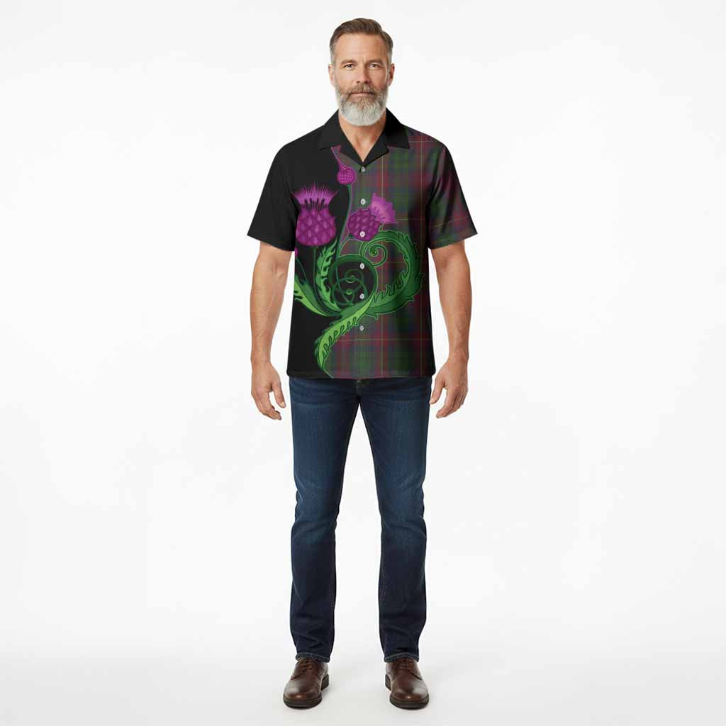 Cairns Tartan Hawaiian Shirt Traditional Scottish Thistle