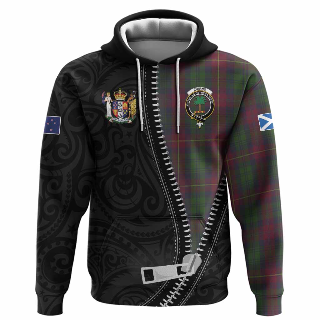 Cairns Tartan Hoodie New Zealand Pattern Unique Zipper Stylized