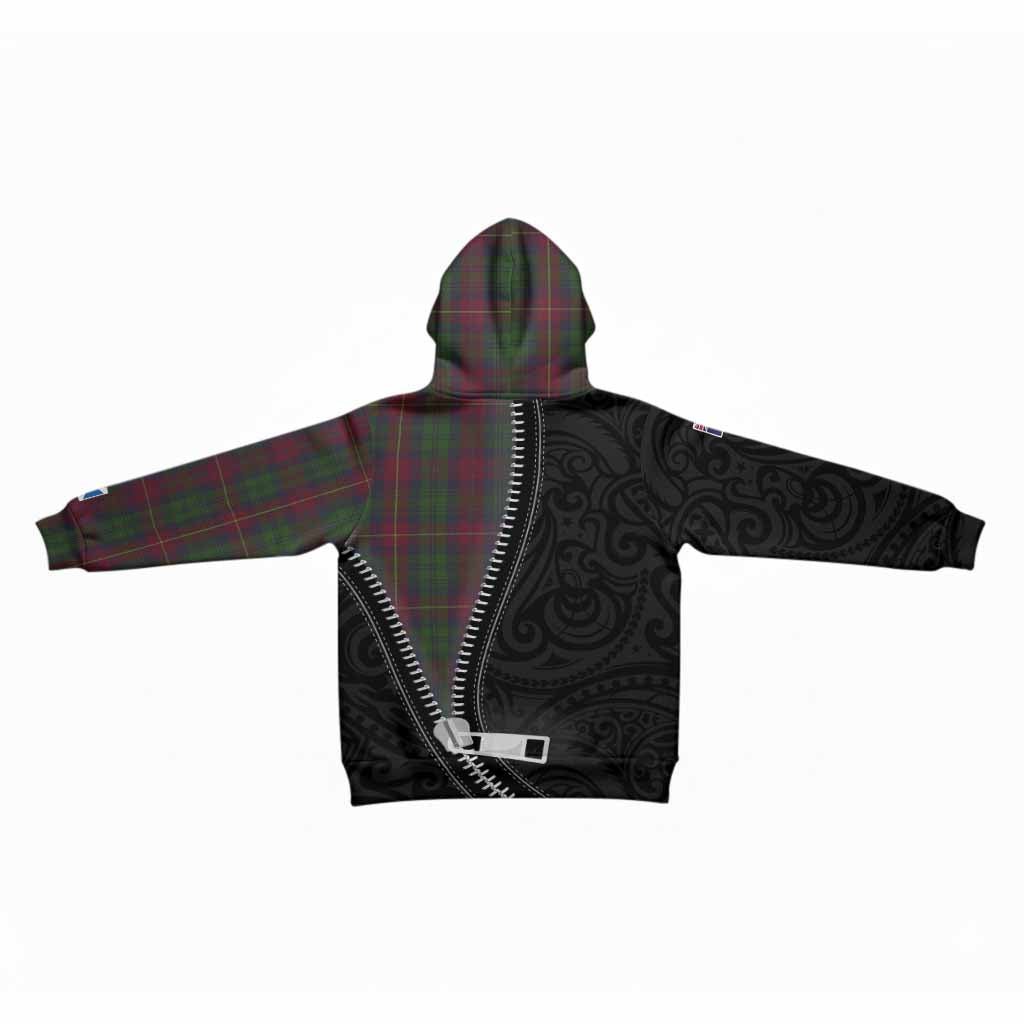 Cairns Tartan Kid Hoodie New Zealand Pattern Unique Zipper Stylized