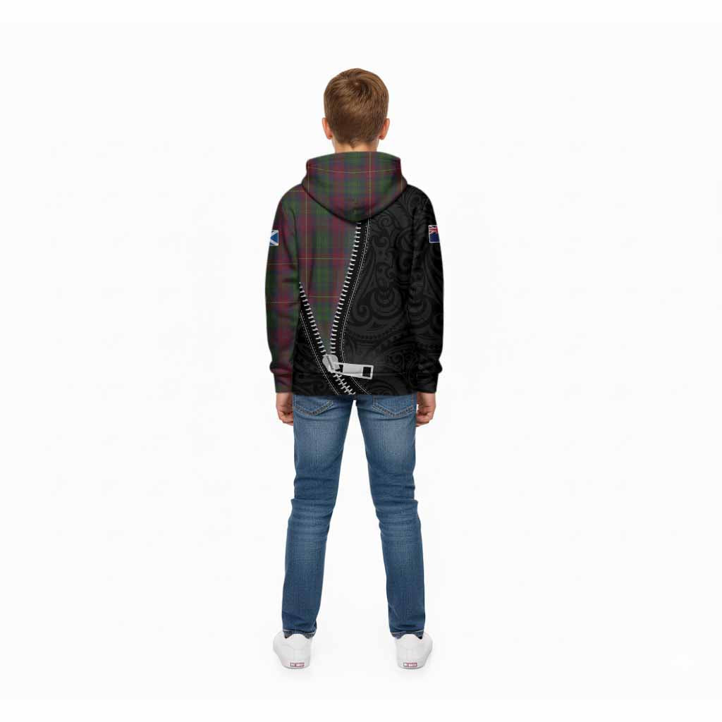 Cairns Tartan Kid Hoodie New Zealand Pattern Unique Zipper Stylized