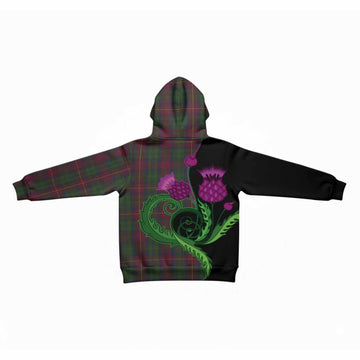 Cairns Tartan Kid Hoodie Traditional Scottish Thistle