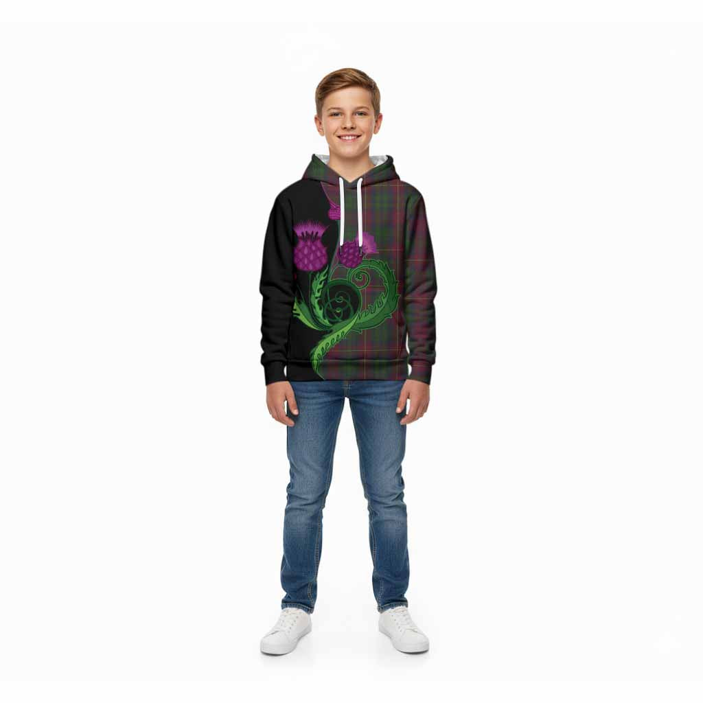 Cairns Tartan Kid Hoodie Traditional Scottish Thistle