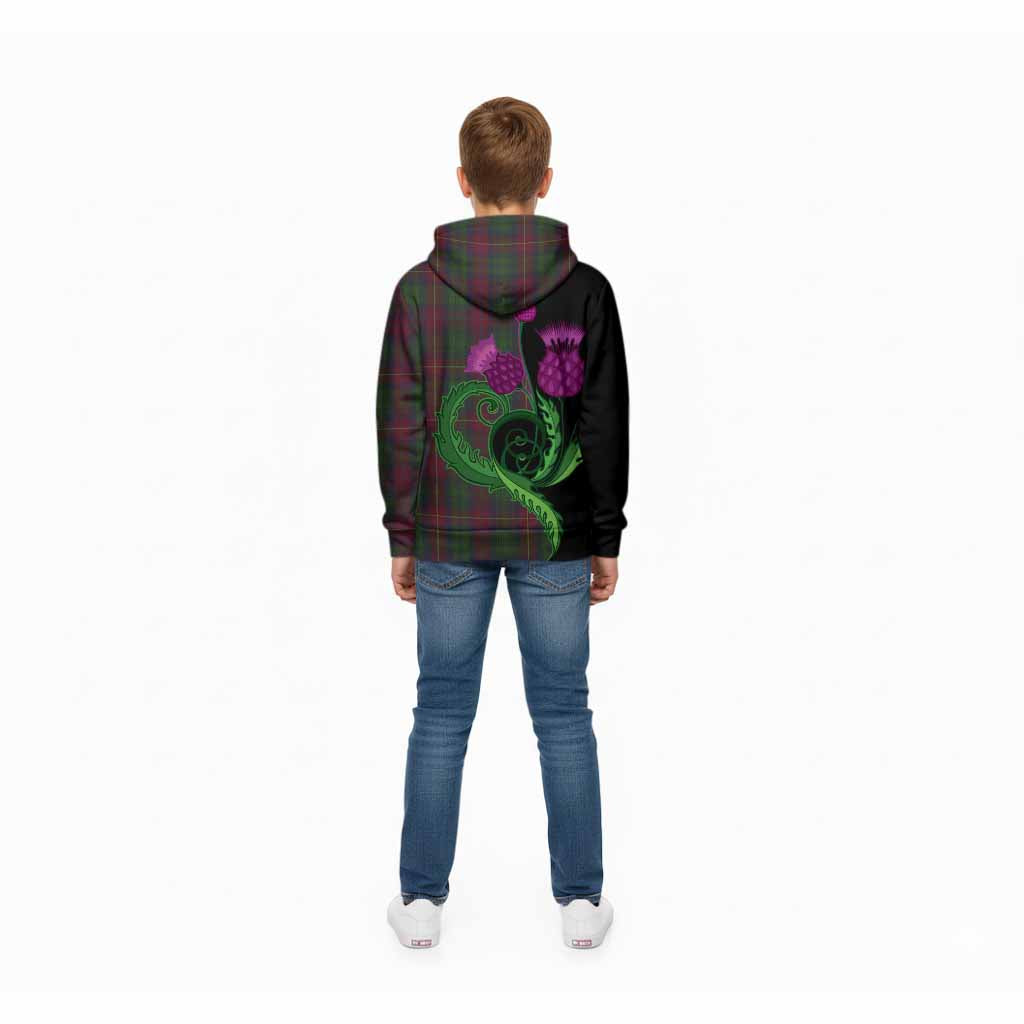 Cairns Tartan Kid Hoodie Traditional Scottish Thistle