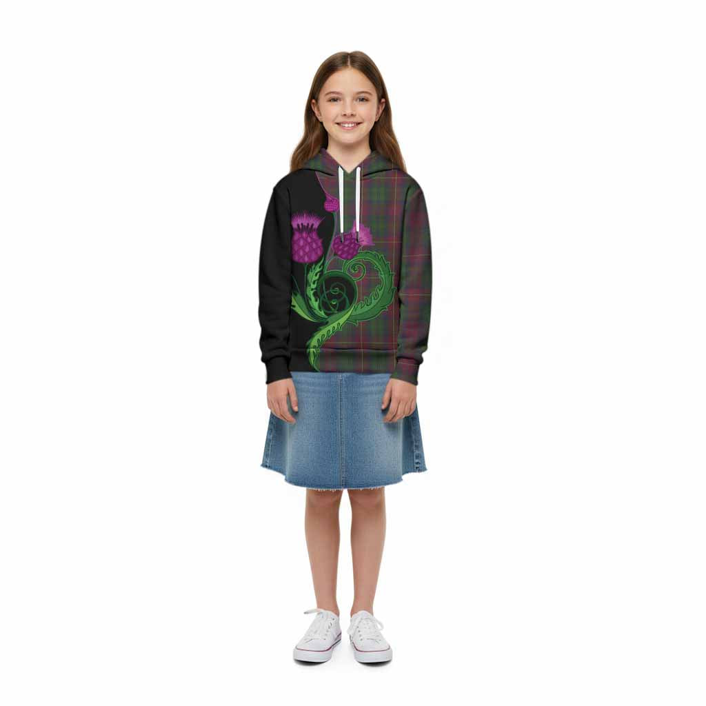 Cairns Tartan Kid Hoodie Traditional Scottish Thistle