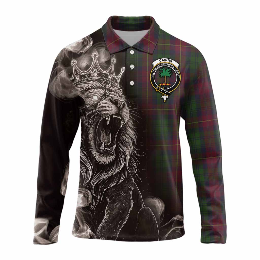 Cairns Tartan Long Sleeve Polo Shirt Roaring Lion Heritage