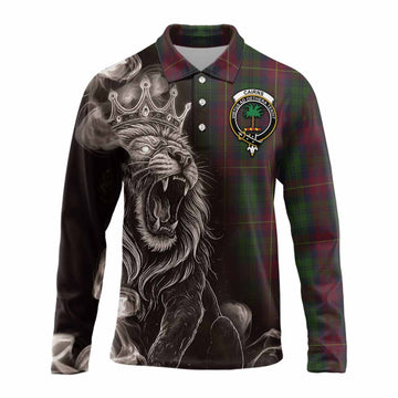 Cairns Tartan Long Sleeve Polo Shirt Roaring Lion Heritage