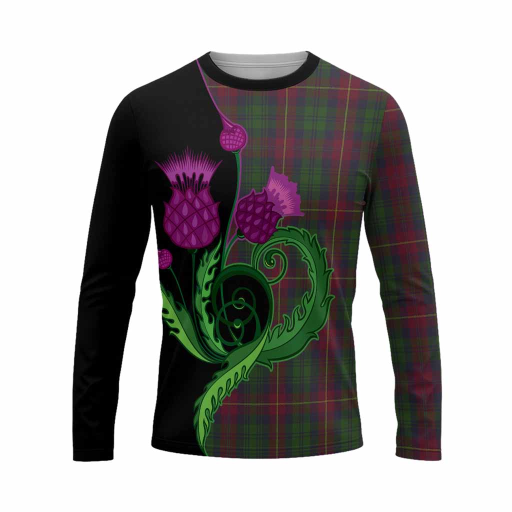 Cairns Tartan Long Sleeve T-Shirt Traditional Scottish Thistle