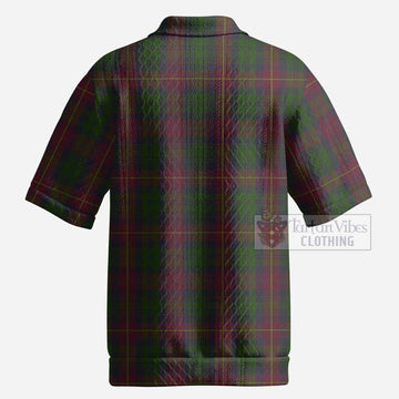 Cairns Tartan Men’s Polo Sweater Top with Family Crest