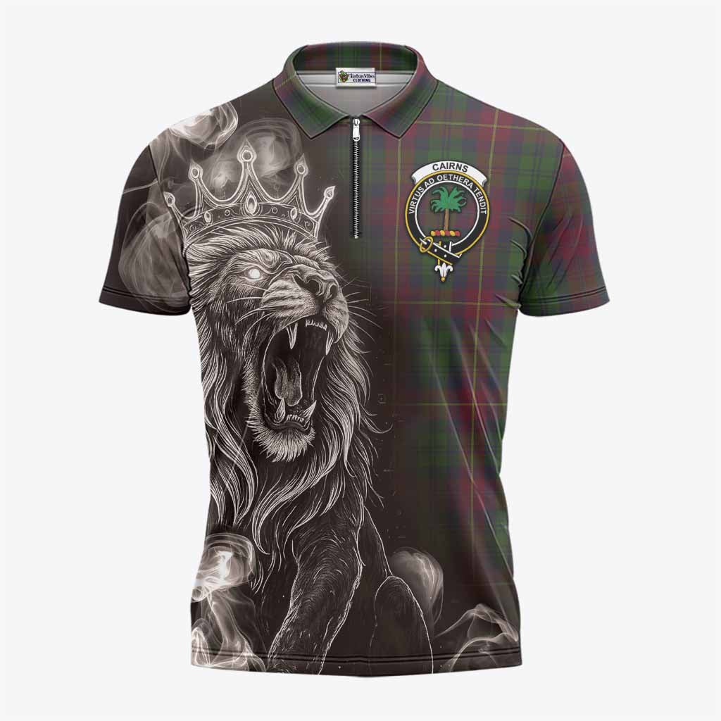 Cairns Tartan Zipper Polo Shirt Roaring Lion Heritage