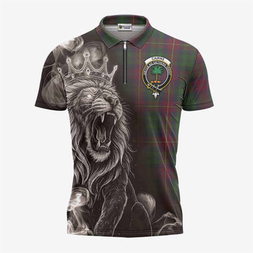 Cairns Tartan Zipper Polo Shirt Roaring Lion Heritage