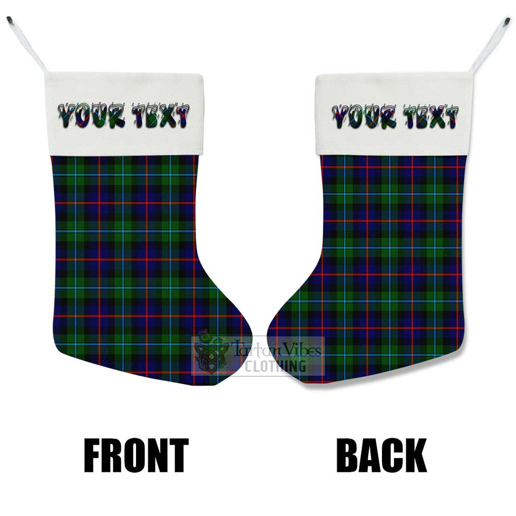Calder Tartan Christmas Stocking with Personalized Text - Tartan Vibes Clothing