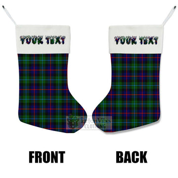 Calder Tartan Christmas Stocking with Personalized Text - Tartan Vibes Clothing