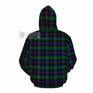 Calder Tartan Cotton Hoodie with Family Crest DNA In Me Style Pullover Hoodie - Tartan Vibes Clothing