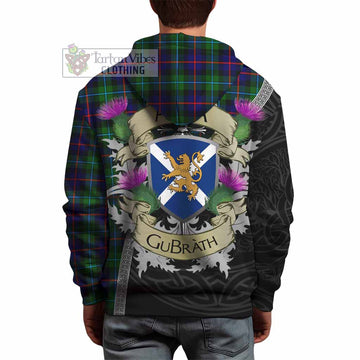 Calder Tartan Family Crest Hoodie Lion Rampant Royal Thistle Shield Celtic Inspired - Tartan Vibes Clothing
