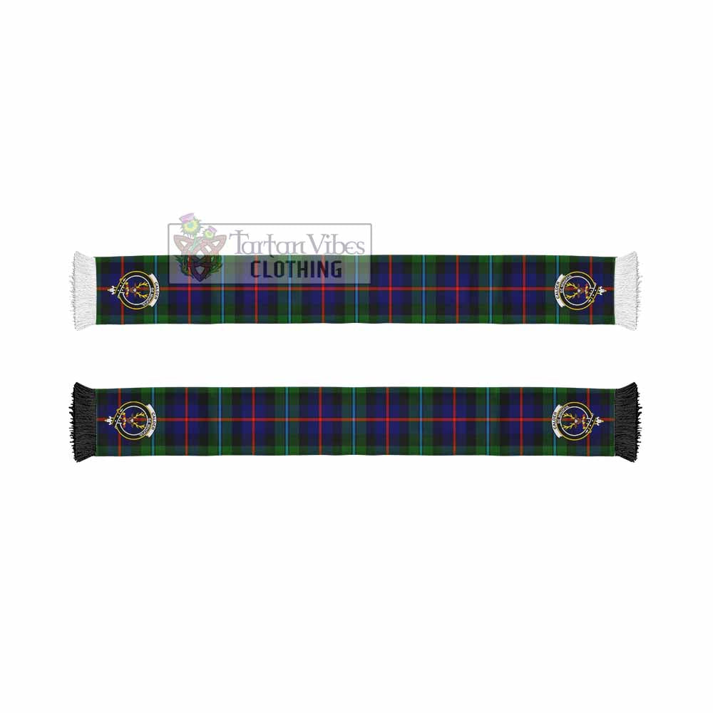 Calder Tartan Ruffneck Scarf with Family Crest - Tartan Vibes Clothing