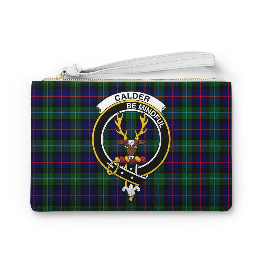 Tartan Vibes Clothing Calder Family Crest Tartan Clutch Bag