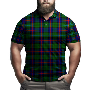 Calder Tartan Mens Polo Shirt Kid - Tartan Vibes Clothing