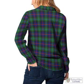 Calder Modern Tartan Womens Casual Shirt
