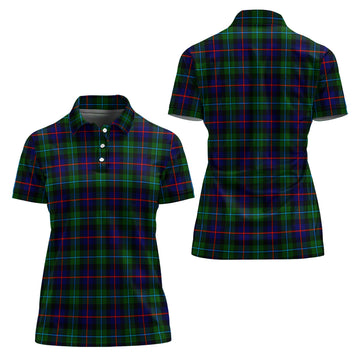 Calder Tartan Polo Shirt For Women Women - Tartan Vibes Clothing
