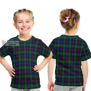 Calder Tartan Kid T-Shirt Youth XL Size14 - Tartanvibesclothing Shop