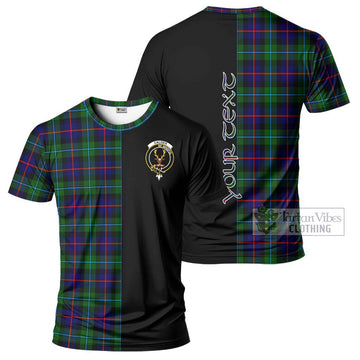 Calder Tartan T-Shirt with Family Crest and Half Of Me Style Kid's Shirt - Tartan Vibes Clothing