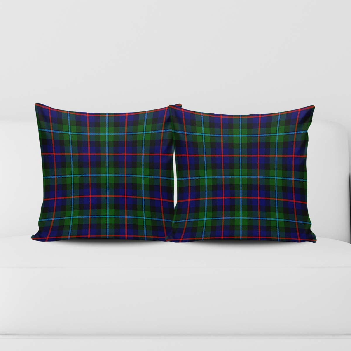 Calder Modern Tartan Pillow Cover Square Pillow Cover - Tartanvibesclothing